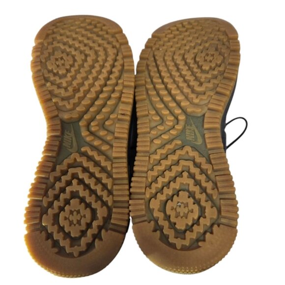 Nike Air Force 1 Luxe DB4109-001 Men's Black and Tan Sneakers - Picture 5 of 10